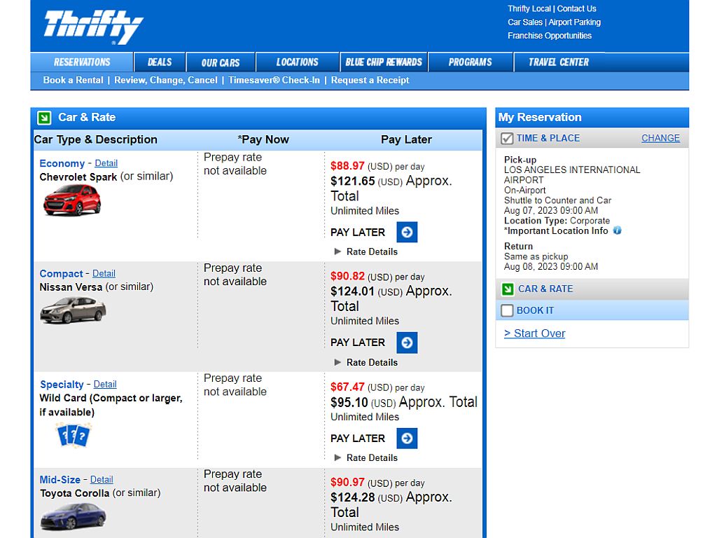 10 Best Car Rentals in the USA in 2024 [For all Budgets!]